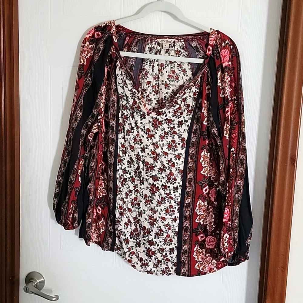 Lucky Brand XL Boho Top